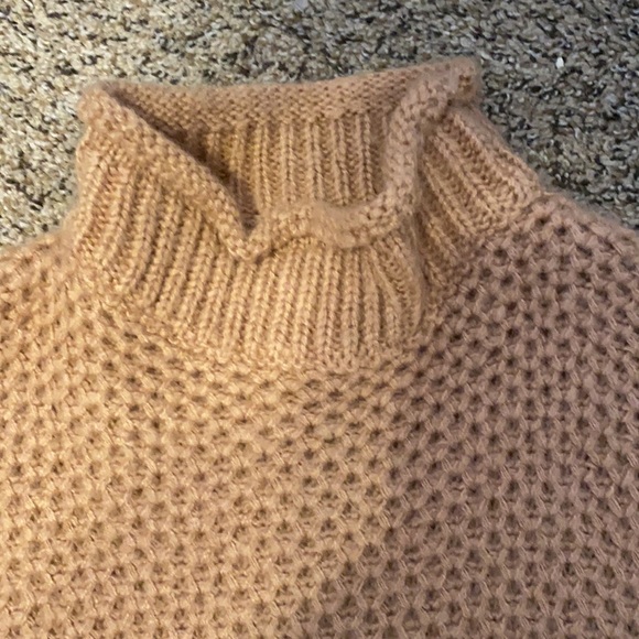 Brown mock neck sweater from Forever 21 - Picture 3 of 4